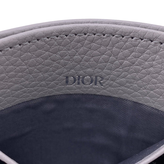 Christian Dior Card Case leather gray Nike AIR DIOR mens Used Authentic