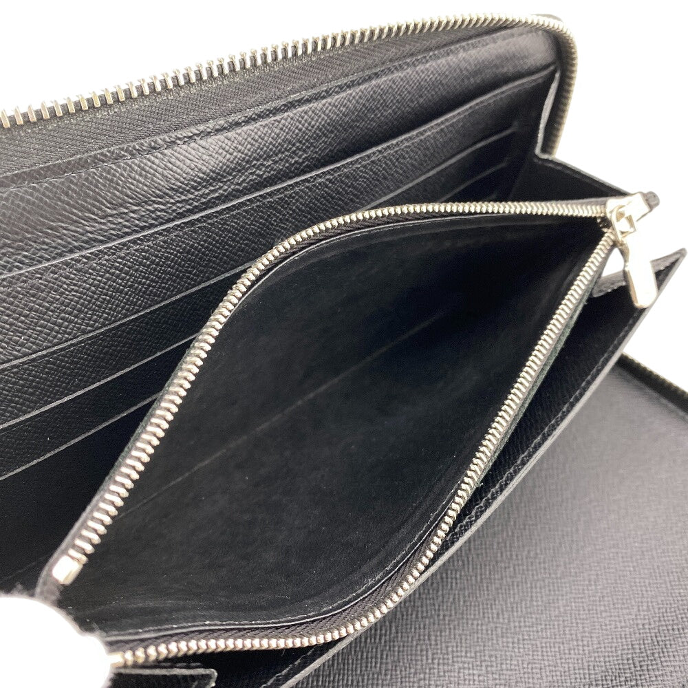LOUIS VUITTON Long Wallet Purse M67723 leather black Supreme Zip Around Epi Zippy Organizer mens Used Authentic