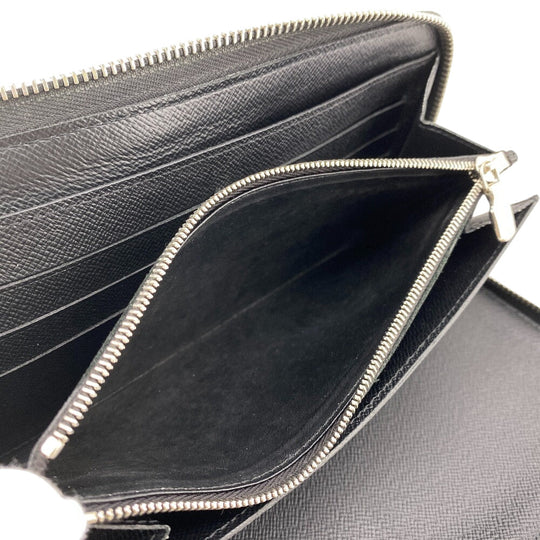 LOUIS VUITTON Long Wallet Purse M67723 leather black Supreme Zip Around Epi Zippy Organizer mens Used Authentic