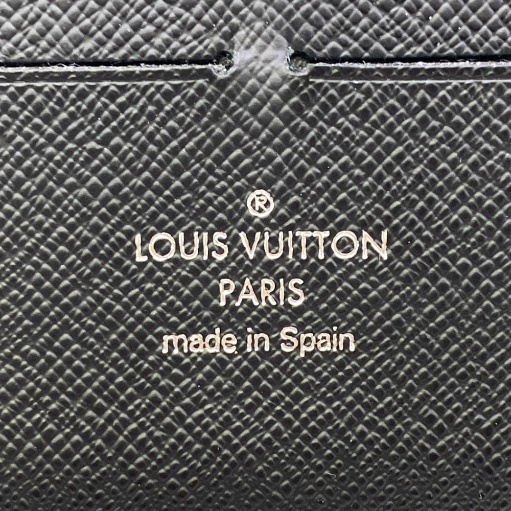 LOUIS VUITTON Long Wallet Purse M67723 leather black Supreme Zip Around Epi Zippy Organizer mens Used Authentic