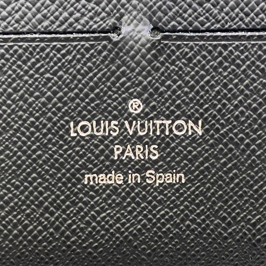 LOUIS VUITTON Long Wallet Purse M67723 leather black Supreme Zip Around Epi Zippy Organizer mens Used Authentic