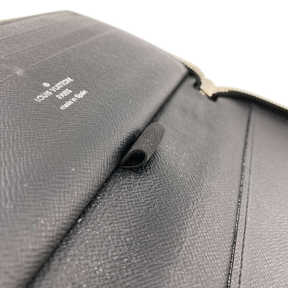 LOUIS VUITTON Long Wallet Purse M67723 leather black Supreme Zip Around Epi Zippy Organizer mens Used Authentic