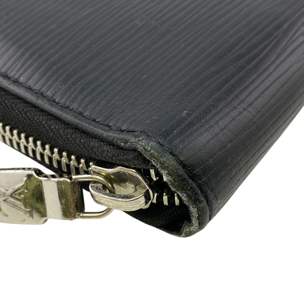LOUIS VUITTON Long Wallet Purse M67723 leather black Supreme Zip Around Epi Zippy Organizer mens Used Authentic