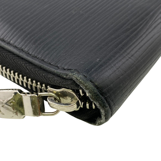 LOUIS VUITTON Long Wallet Purse M67723 leather black Supreme Zip Around Epi Zippy Organizer mens Used Authentic