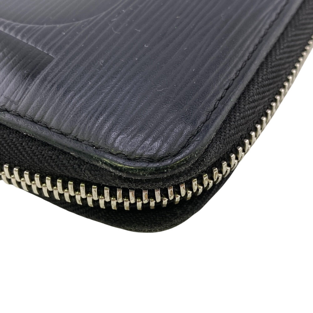 LOUIS VUITTON Long Wallet Purse M67723 leather black Supreme Zip Around Epi Zippy Organizer mens Used Authentic