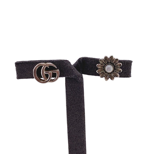 TIFFANY&Co. Pierce Silver925 Silver 925 1.8g GG Flower Women Used Authentic