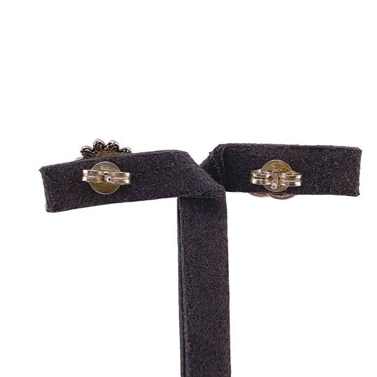 TIFFANY&Co. Pierce Silver925 Silver 925 1.8g GG Flower Women Used Authentic