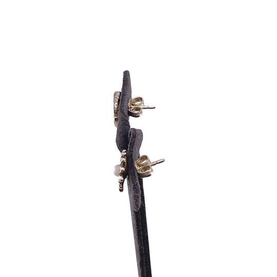 TIFFANY&Co. Pierce Silver925 Silver 925 1.8g GG Flower Women Used Authentic