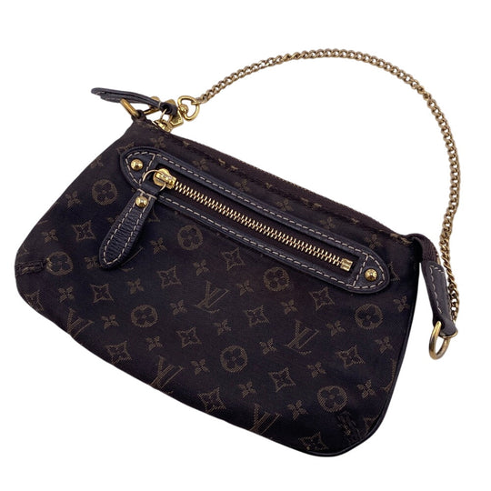 LOUIS VUITTON Pochette M95668 canvas Brown Pouch Monogram mini run Mini Pochette Accessoar Women Used Authentic