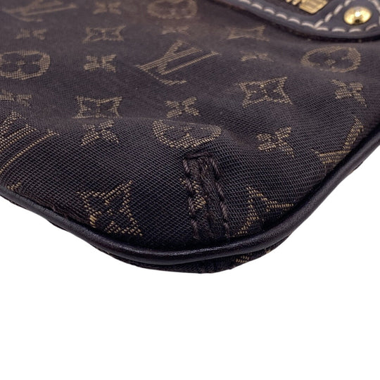 LOUIS VUITTON Pochette M95668 canvas Brown Pouch Monogram mini run Mini Pochette Accessoar Women Used Authentic