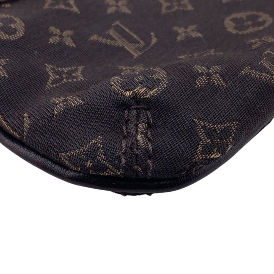 LOUIS VUITTON Pochette M95668 canvas Brown Pouch Monogram mini run Mini Pochette Accessoar Women Used Authentic