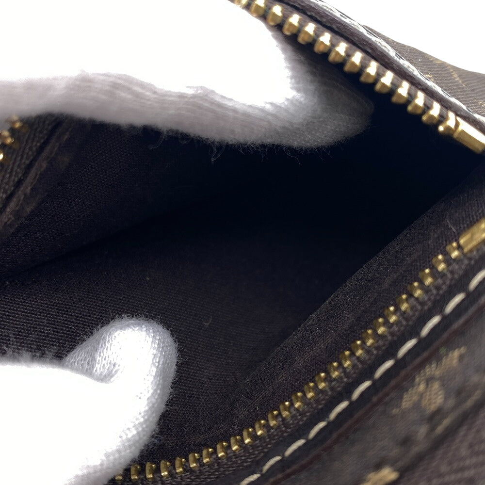 LOUIS VUITTON Pochette M95668 canvas Brown Pouch Monogram mini run Mini Pochette Accessoar Women Used Authentic