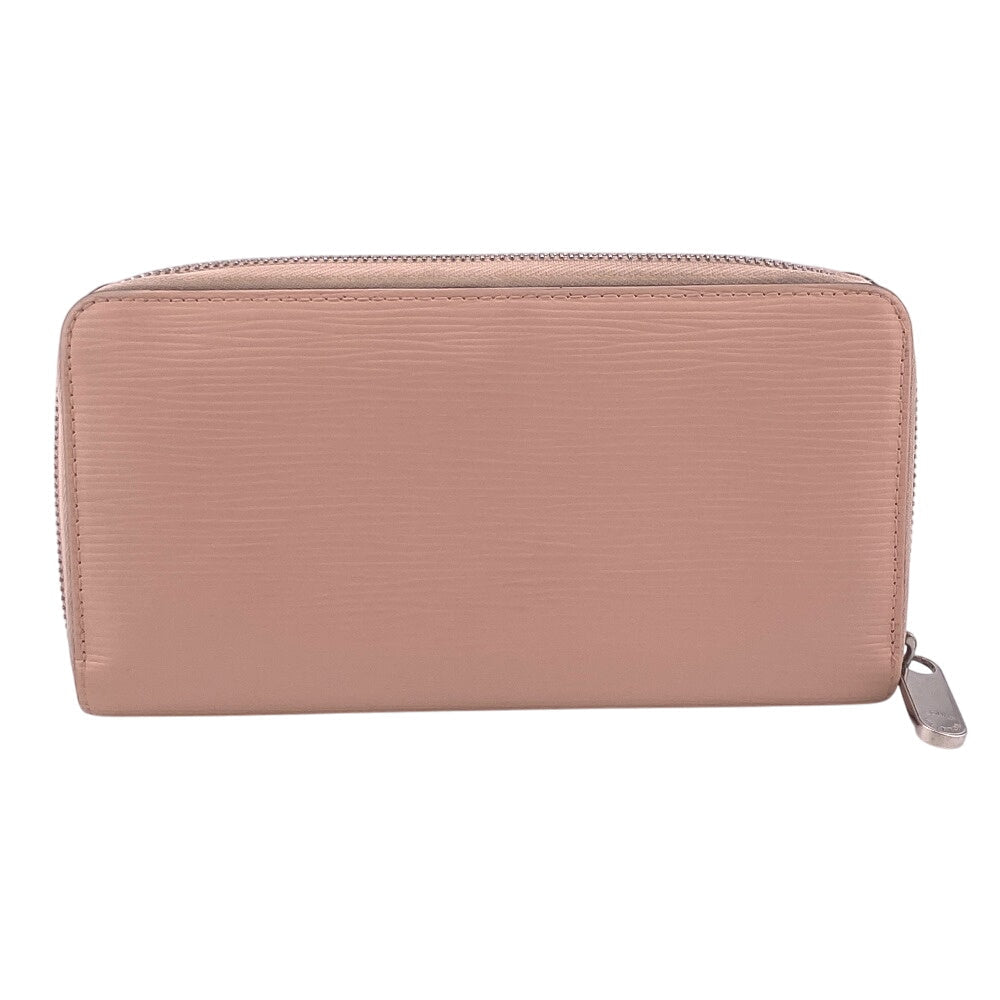 LOUIS VUITTON Long Wallet Purse M61863 Epi pink Zippy wallet Epi Women Used Authentic