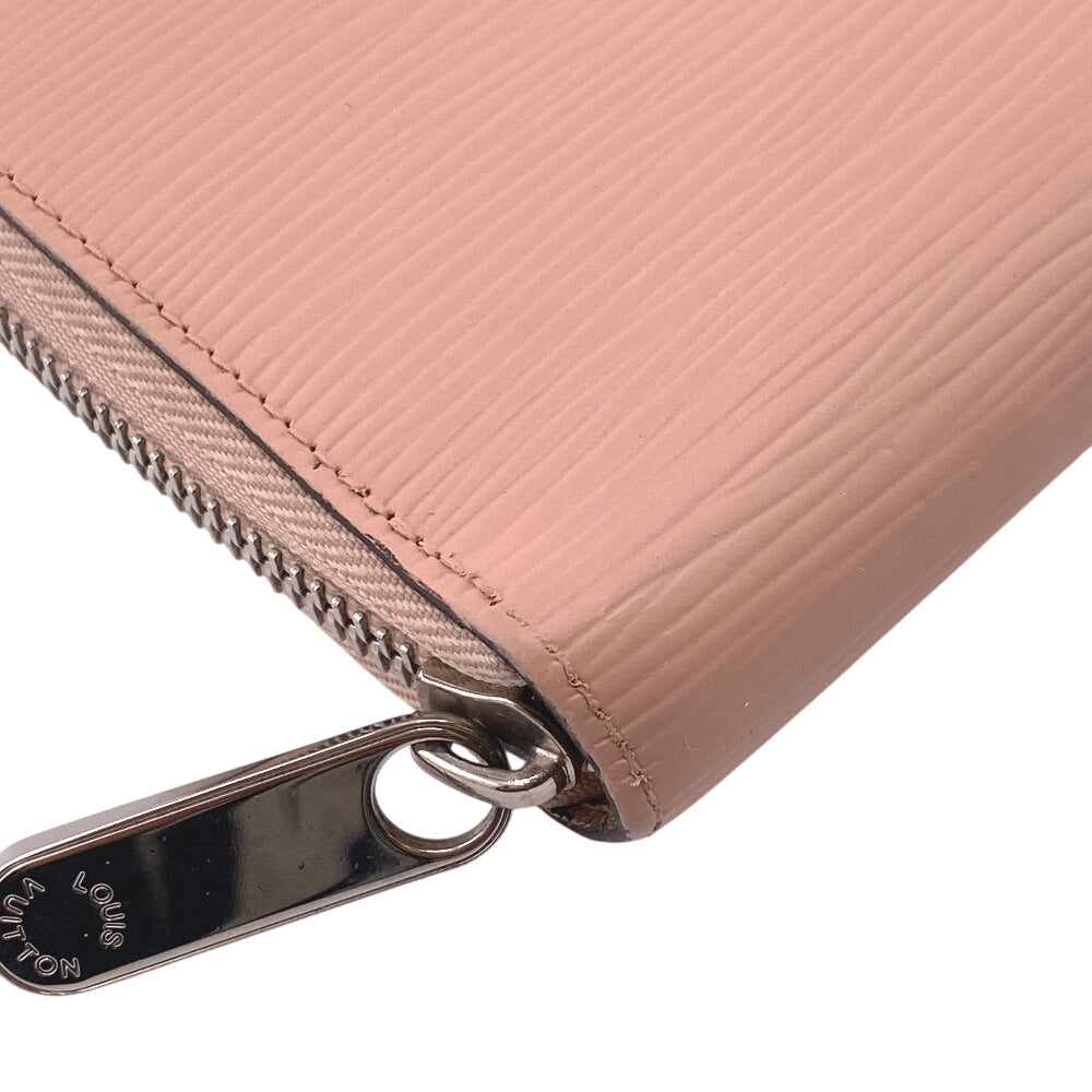LOUIS VUITTON Long Wallet Purse M61863 Epi pink Zippy wallet Epi Women Used Authentic