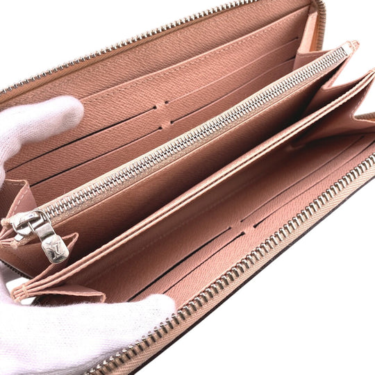 LOUIS VUITTON Long Wallet Purse M61863 Epi pink Zippy wallet Epi Women Used Authentic