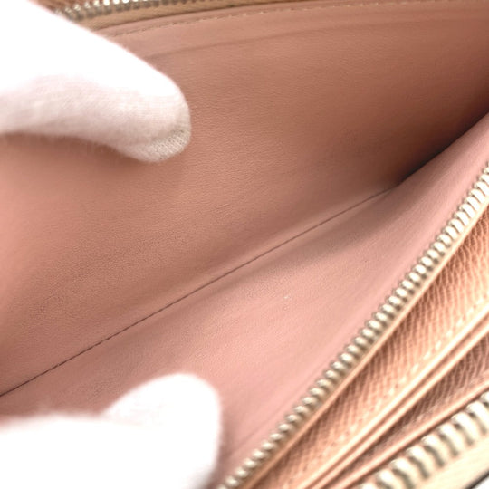 LOUIS VUITTON Long Wallet Purse M61863 Epi pink Zippy wallet Epi Women Used Authentic