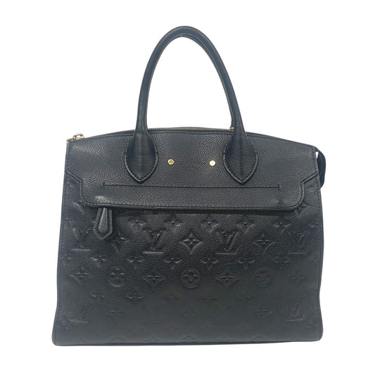 LOUIS VUITTON Handbag M41748 Monogram Ann Platt black Monogram Ann Platt Ponneuf MM Women Used Authentic