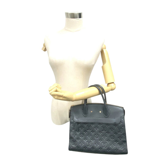 LOUIS VUITTON Handbag M41748 Monogram Ann Platt black Monogram Ann Platt Ponneuf MM Women Used Authentic