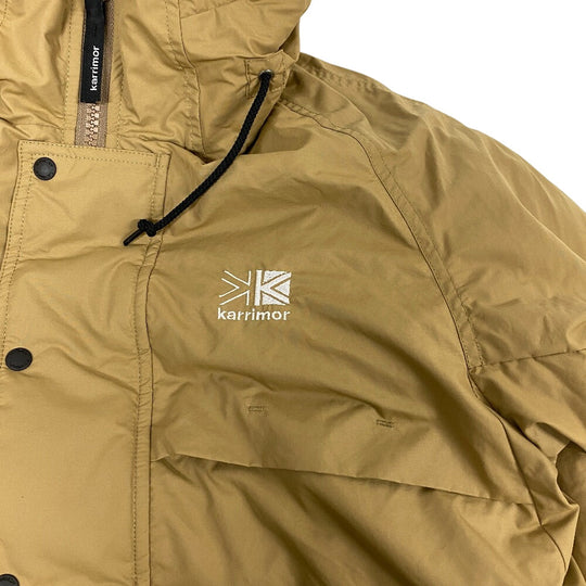 Karrimor Down jacket polyester beige maxima mens S Used Authentic