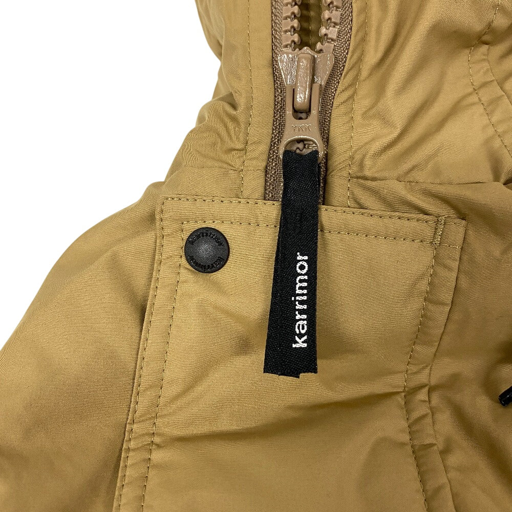 Karrimor Down jacket polyester beige maxima mens S Used Authentic