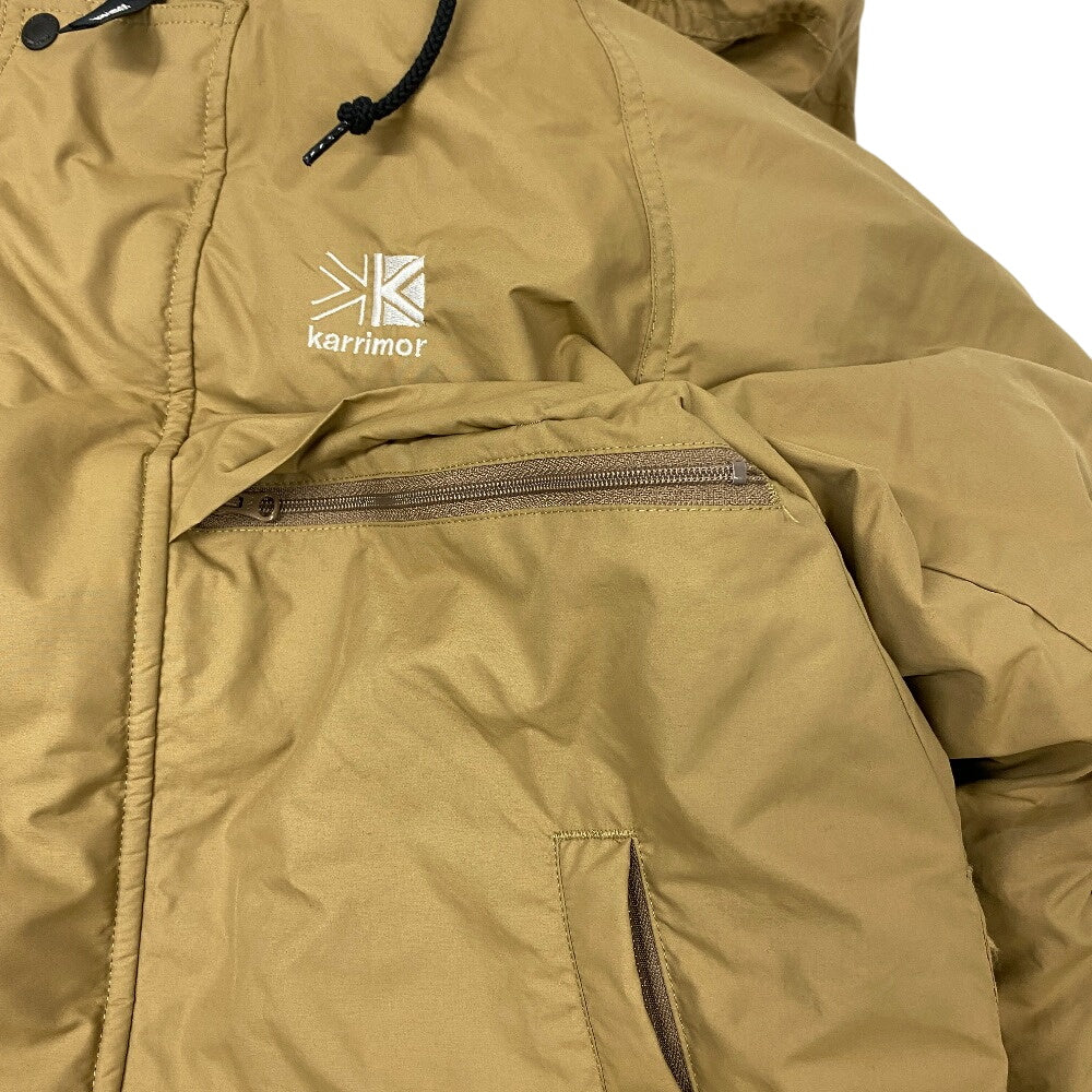 Karrimor Down jacket polyester beige maxima mens S Used Authentic