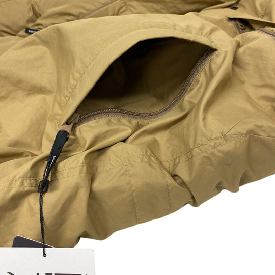 Karrimor Down jacket polyester beige maxima mens S Used Authentic