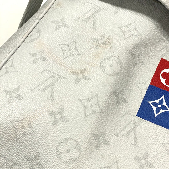 LOUIS VUITTON Backpack M44616 Monogram white Chalk Monogram Backpack mens Used Authentic