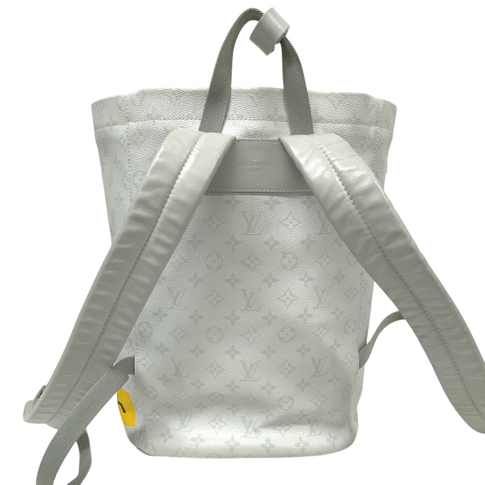 LOUIS VUITTON Backpack M44616 Monogram white Chalk Monogram Backpack mens Used Authentic