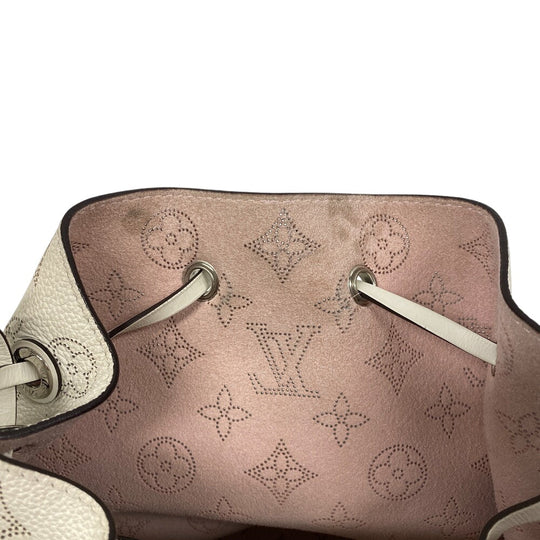 LOUIS VUITTON Shoulder Bag M58483 Monogram Mahina white Mahina Mulia Women Used Authentic