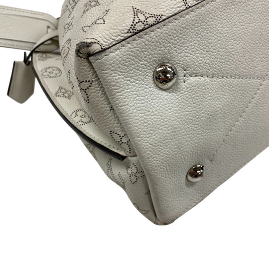LOUIS VUITTON Shoulder Bag M58483 Monogram Mahina white Mahina Mulia Women Used Authentic