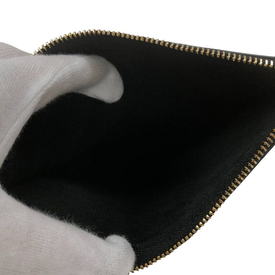 CELINE Handbag leather black Bucket16 teen 2way Women Used Authentic
