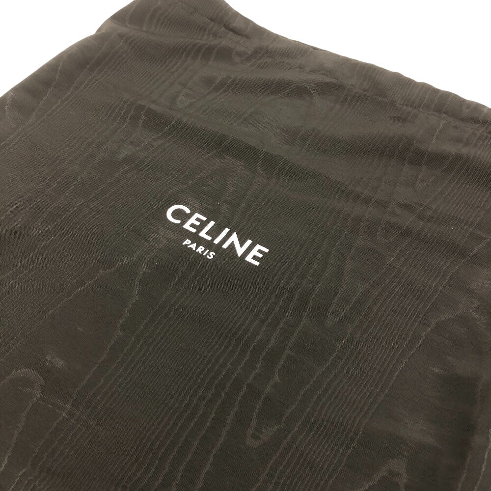 CELINE Handbag leather black Bucket16 teen 2way Women Used Authentic