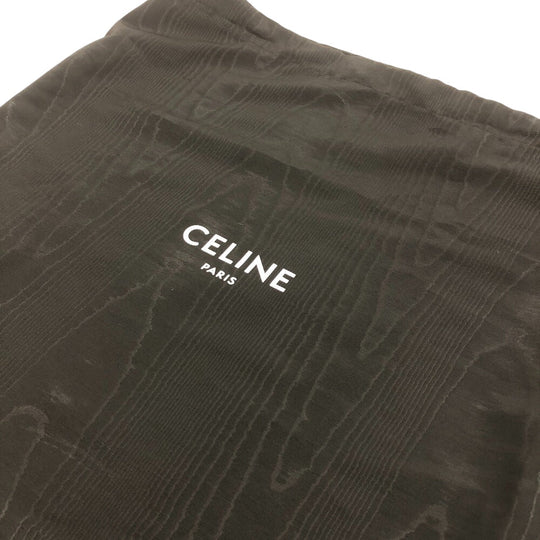 CELINE Handbag leather black Bucket16 teen 2way Women Used Authentic