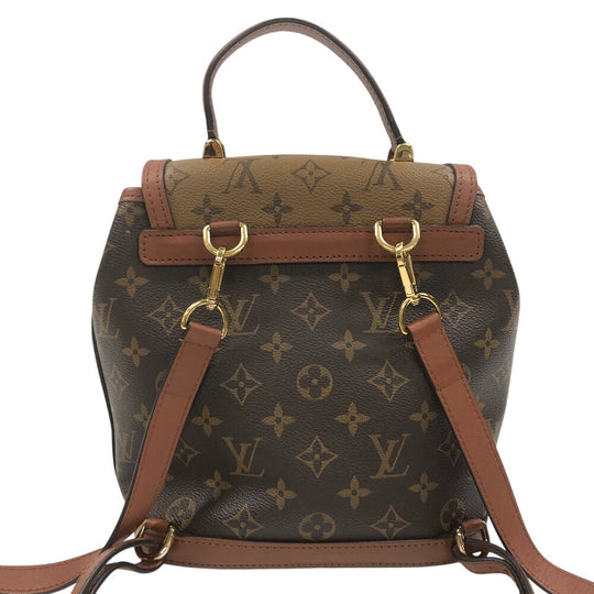 LOUIS VUITTON Backpack M45142 Monogram Brown Monogram reverse Dauphines Women Used Authentic