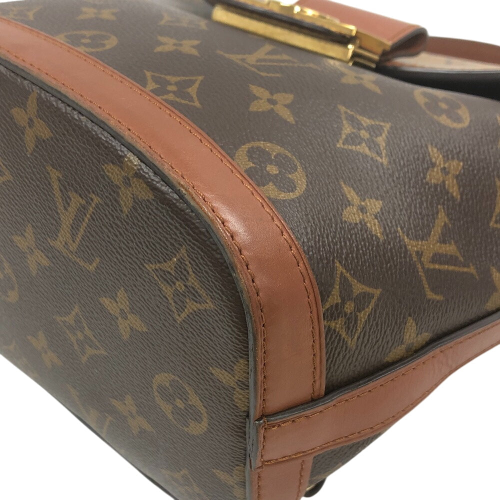 LOUIS VUITTON Backpack M45142 Monogram Brown Monogram reverse Dauphines Women Used Authentic