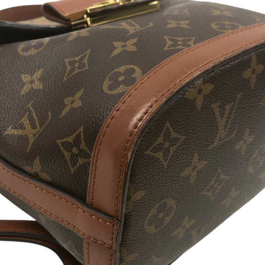 LOUIS VUITTON Backpack M45142 Monogram Brown Monogram reverse Dauphines Women Used Authentic