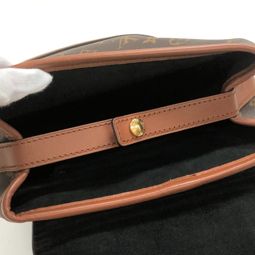 LOUIS VUITTON Backpack M45142 Monogram Brown Monogram reverse Dauphines Women Used Authentic