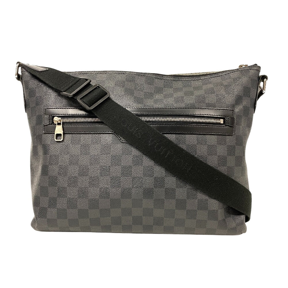 LOUIS VUITTON Shoulder Bag N41106 Damier Grafitte black Damier Grafitte Mick MM mens Used Authentic