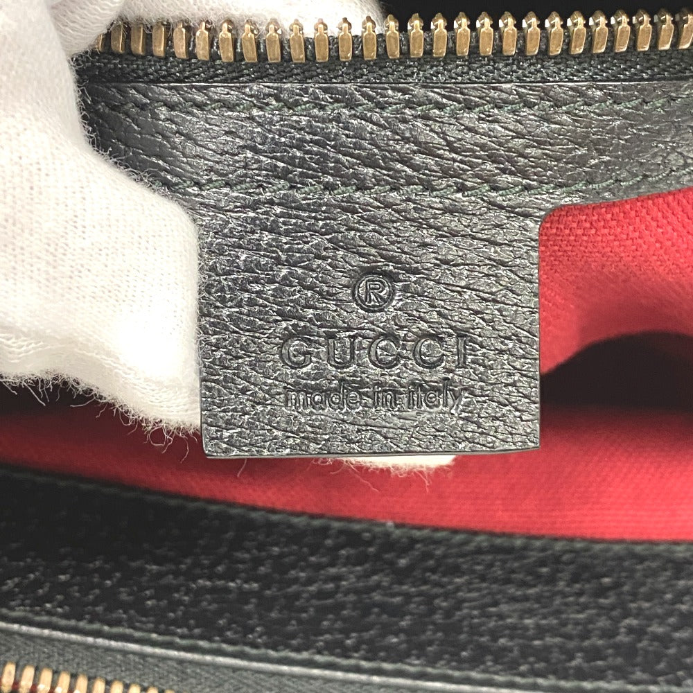 GUCCI Tote Bag 429036 leather black 2way Business bag mens Used Authentic