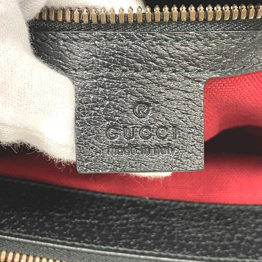 GUCCI Tote Bag 429036 leather black 2way Business bag mens Used Authentic
