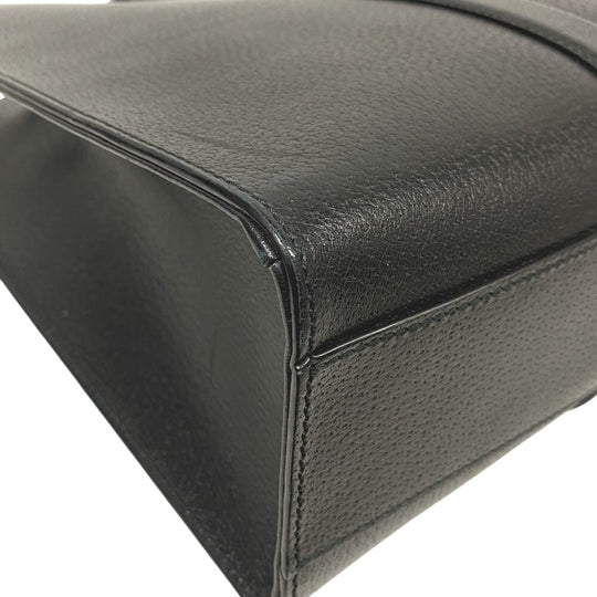 GUCCI Tote Bag 429036 leather black 2way Business bag mens Used Authentic