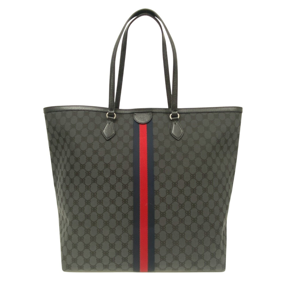 GUCCI Tote Bag 680127 Canvas, Leather black The Hacker Project Balenciaga mens Used Authentic