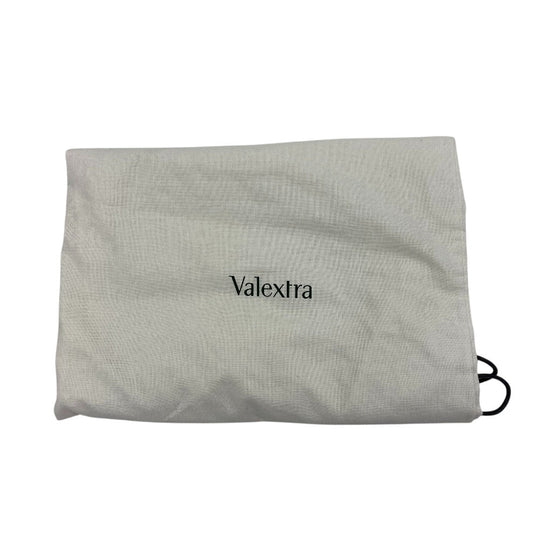 Valextra Shoulder Bag leather gray Weekend Hobo Women Used Authentic