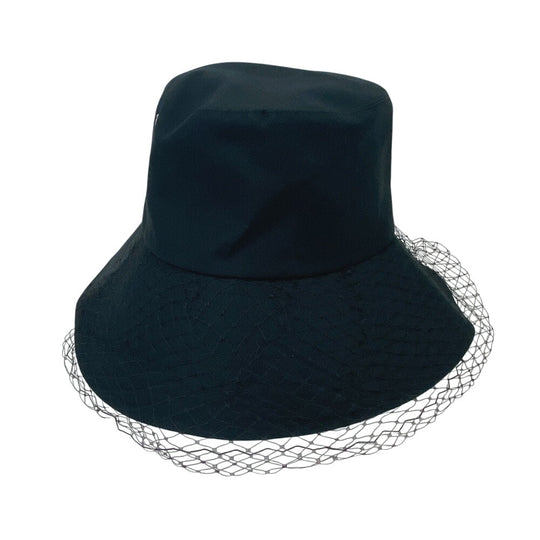 Dior hat 95TDD924G130 Polyester, Cotton black Oblique Women 57 Used Authentic