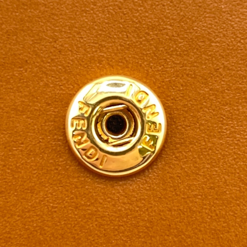 FENDI Coin case 8M0423 leather Brown mens(Unisex) Used Authentic