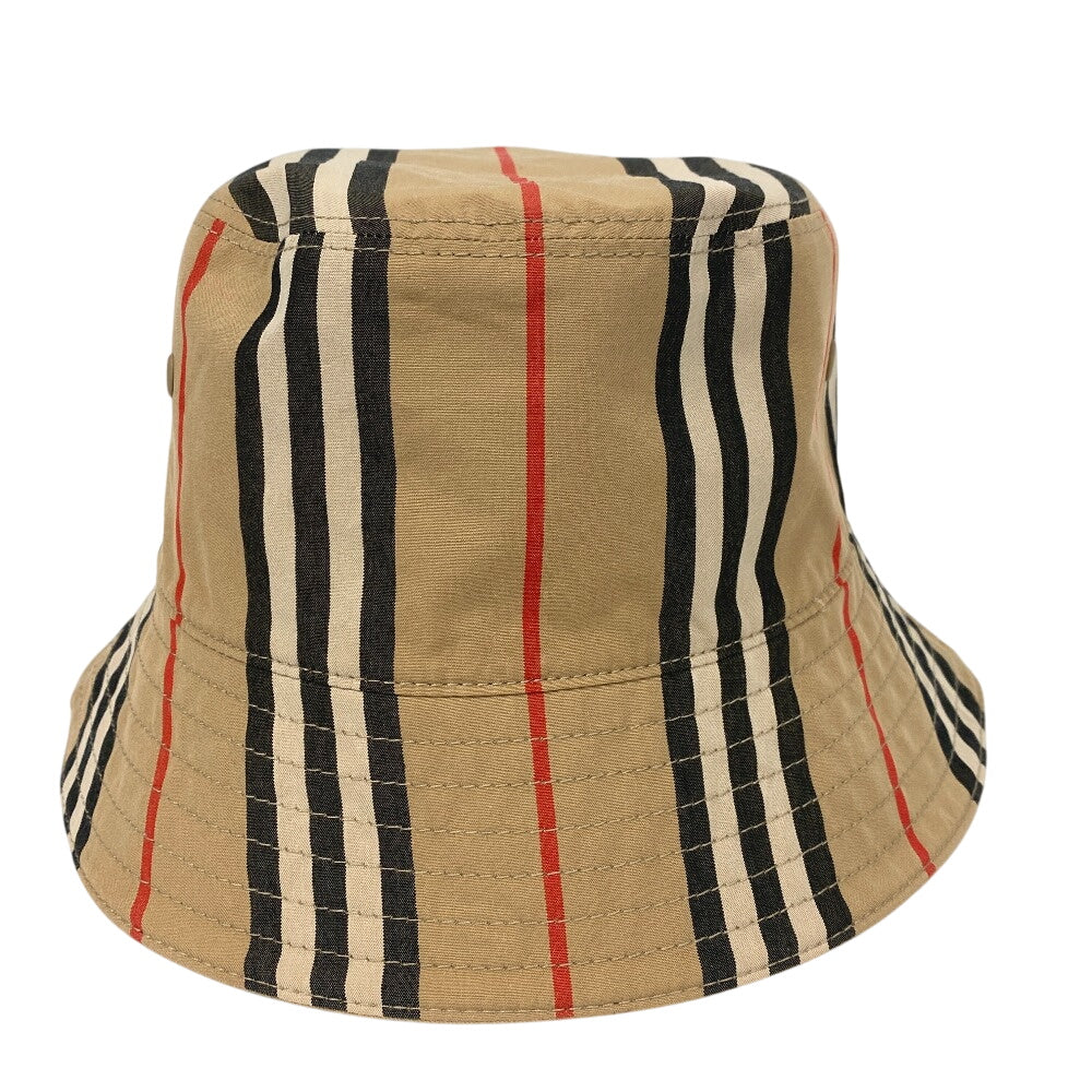 BURBERRY hat cotton beige Reversible Icon Stripe Vintage nova check Women(Unisex) Used Authentic