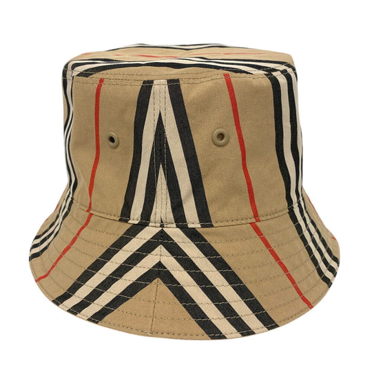 BURBERRY hat cotton beige Reversible Icon Stripe Vintage nova check Women(Unisex) Used Authentic