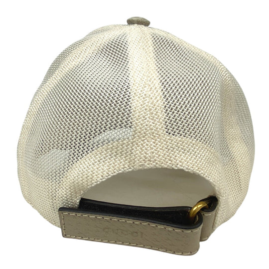 GUCCI cap 696854 Cotton, Polyester beige GG Supreme Women XS Used Authentic