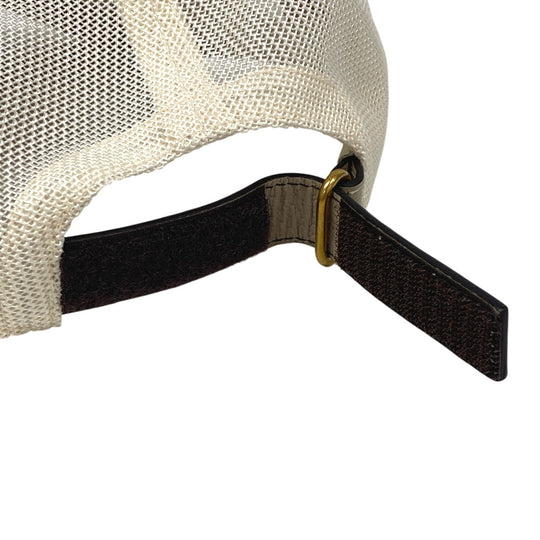 GUCCI cap 696854 Cotton, Polyester beige GG Supreme Women XS Used Authentic
