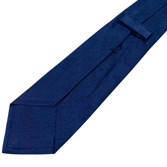 Berluti tie silk blue Calligraphy mens Used Authentic